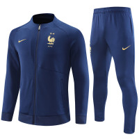 Сборная Франции детский спортивный костюм 2022-2023 тёмно-синий