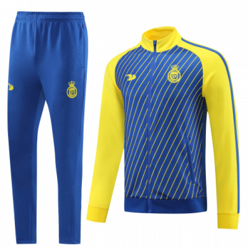 Аль-Наср спортивный костюм 2023-2024 сине-жёлтый