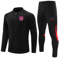 Барселона детский спортивный костюм 2022-2023 чёрный
