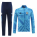Манчестер Сити спортивный костюм 2022-2023 сине-голубой