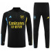 Арсенал тренировочный костюм 2023-2024 чёрный с голубым и жёлтым