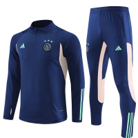 Аякс тренировочный костюм 2023-2024 синий с бежевым