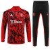 Манчестер Юнайтед тренировочный костюм 2023-2024 красно-чёрный