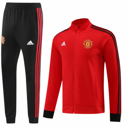 Манчестер Юнайтед спортивный костюм 2023-2024 красный