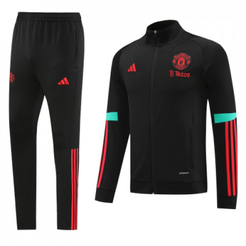Манчестер Юнайтед спортивный костюм 2023-2024 чёрный