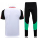 Спортивный костюм Манчестер Юнайтед с бело-чёрным поло 2023/24