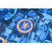 Челси тренировочный костюм 2023/24 сине-голубой с узорами