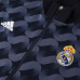 Реал Мадрид спортивный костюм 2023/24 чёрный с узорами