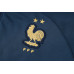 Сборная Франции спортивный костюм с толстовкой на короткой молнии 2023/24 тёмно-синий
