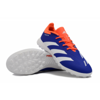 Сороконожки Adidas PREDATOR ELITE синие с белым и оранжевым